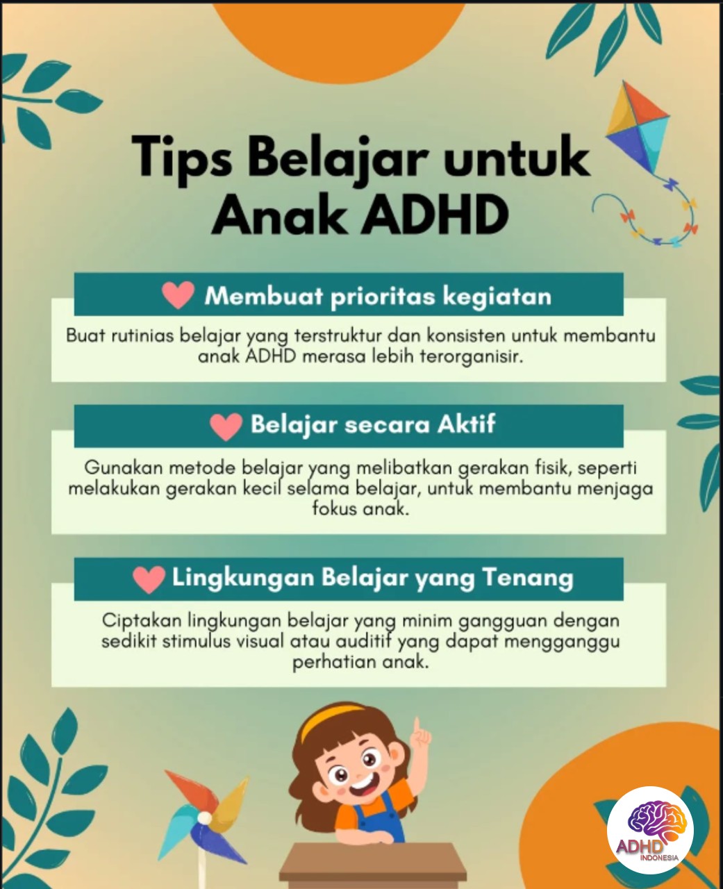 Strategi Belajar yang Cocok untuk Anak ADHD di Kabupaten Pelalawan